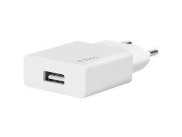 ttec SmartCharger Travel Charger , 2.1A , Type-C Cable , White