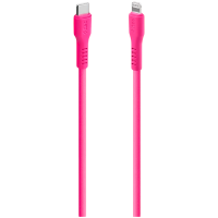 ttec  Type-C - Lightning Charge / Data Cable  120cm,Neon Pink