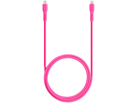 ttec  Type-C - Lightning Charge / Data Cable  120cm,Neon Pink