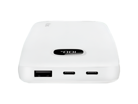 ttec ChargeUp Pro LCD 10.000mAh PD 20W Powerbank White