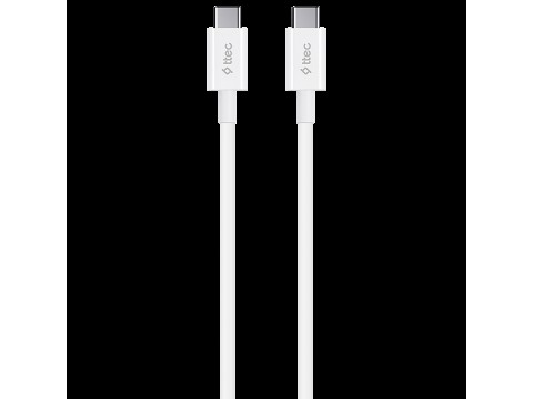 ttec cable Type C - Type C, White (2DK36B)