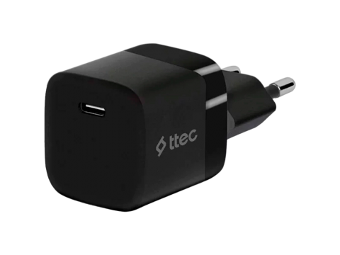 ttec SmartCharger 30W PD USB-C Travel Charger ,Black