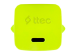 ttec SmartCharger GAN 20W PD Travel Fast Charger + USB-C - Lightning Cable 120cm, Neon Yellow