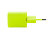 ttec SmartCharger GAN 20W PD Travel Fast Charger + USB-C - Lightning Cable 120cm, Neon Yellow