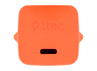 ttec SmartCharger GAN 20W PD Travel Fast Charger + USB-C - USB-C 3A Cable 120cm, Neon Orange