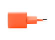 ttec SmartCharger GAN 20W PD Travel Fast Charger + USB-C - USB-C 3A Cable 120cm, Neon Orange