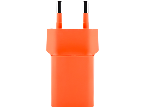 ttec SmartCharger GAN 20W PD Travel Fast Charger + USB-C - USB-C 3A Cable 120cm, Neon Orange