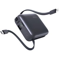 ttec ReCharger Mini LCD 10.000MH PD 20WT, Powerbank  wirh USB-C and Lightning cable