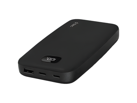 ttec ChargeUp Pro LCD 10.000mAh PD 20W Powerbank Black