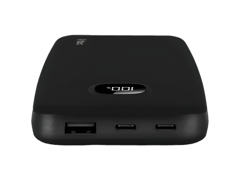 ttec ChargeUp Pro LCD 10.000mAh PD 20W Powerbank Black