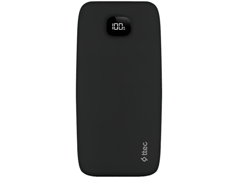 ttec ChargeUp Pro LCD 10.000mAh PD 20W Powerbank Black