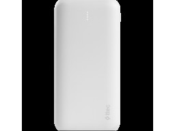 ttec PowerSlim DUO 10000 mAh Powerbank, White (2BB163B)