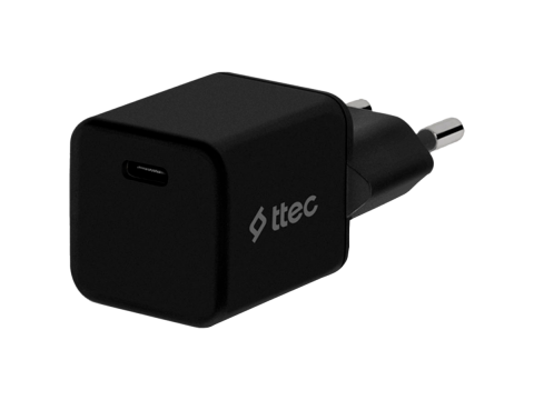 ttec SmartCharger 20W PD USB-C Travel Charger ,Black