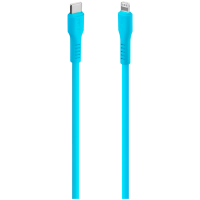 ttec Type-C - Lightning Charge / Data Cable , 120cm,Neon Blue
