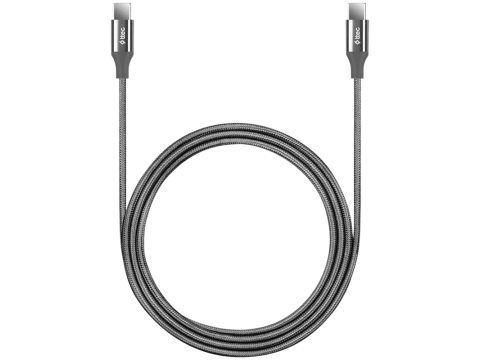 ttec AlumiCable Type-C - Type-C 150cm 100W Fast Charge Cable, Space Grey