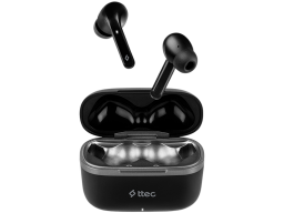 ttec AirBeat Move True Wireless Headsets,Black