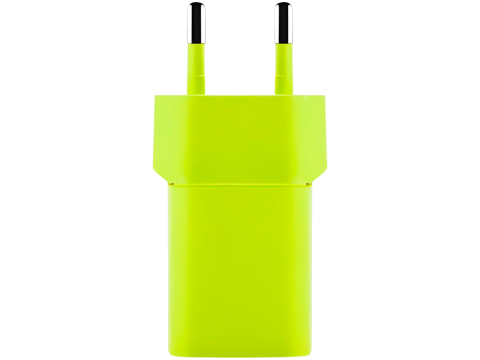 ttec SmartCharger GAN 20W PD Travel Fast Charger + USB-C - USB-C 3A Cable 120cm, Neon Yellow