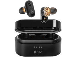 ttec AirBeat Duo True Wireless Headsets , Black