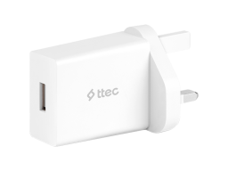 ttec SmartCharger Travel Charger , 2.1A , White