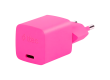 ttec SmartCharger GAN 20W PD Travel Fast Charger + USB-C - Lightning Cable 120cm, Neon Pink