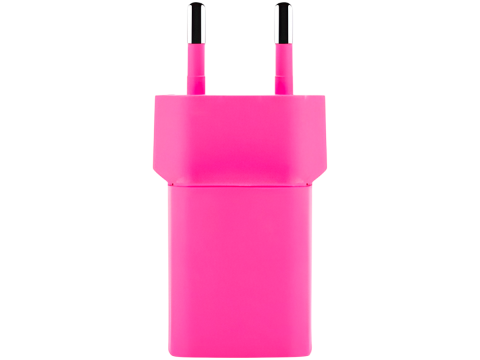 ttec SmartCharger GAN 20W PD Travel Fast Charger + USB-C - Lightning Cable 120cm, Neon Pink
