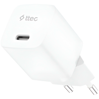 ttec SmartCharger GAN 20W PD Travel Fast Charger, White