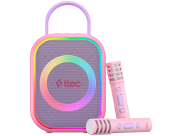 ttec VocalMate Portable Wireless Child Karaoke Set,Balerina Pink