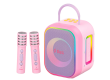 ttec VocalMate Portable Wireless Child Karaoke Set,Balerina Pink