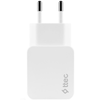 ttec Quantum PD  Travel Charger, Type-C/Lightning Cable , White