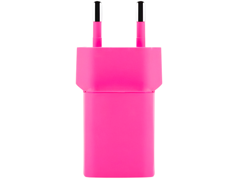 ttec SmartCharger GAN 20W PD Travel Fast Charger + USB-C - USB-C 3A Cable 120cm, Neon Pink