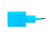 ttec SmartCharger GAN 20W PD Travel Fast Charger + USB-C - Lightning Cable 120cm, Neon Blue