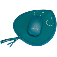 TOPO MOUSE PAD + WIRELESS MOUSE BLUE PE.