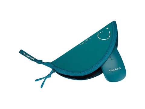 TOPO MOUSE PAD + WIRELESS MOUSE BLUE PE.