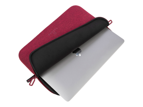 TUCANO MELANGE SLEEVES FOR MacBook Air 15 (2023)/ MacBook Pro 15 (2016-2019)/ Laptop 14/ Laptop 13 Burgundy
