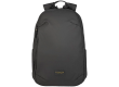 The Laser backpack for 15.6" laptops and 16" MacBooks, made from water-resistant resin-coated fabric obtained from recycled plastic, features a compact design and excellent pocket organization.