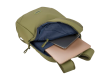 The Laser backpack for 15.6" laptops and 16" MacBooks, made from water-resistant resin-coated fabric obtained from recycled plastic, features a compact design and excellent pocket organization.