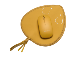 TOPO MOUSE PAD + WIRELESS MOUSE YELLOW