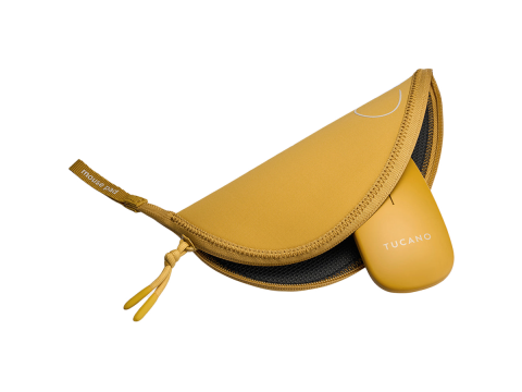TOPO MOUSE PAD + WIRELESS MOUSE YELLOW