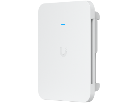 Ubiquiti U7-Pro-Wall mounted WiFi 7 AP with 6 spatial streams and 6 GHz support tailored for home builders with seamless installation options