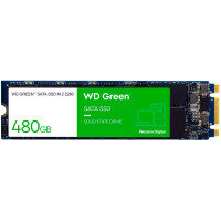 Твердотельный накопитель SSD 480 Gb M.2 2280 WD Green SN350 NVMe WDS480G3G0B TLC