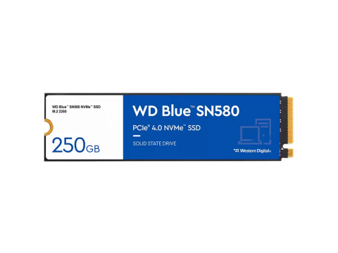 SSD WD Blue (M.2, 250GB, PCIe Gen4 NVMe 1.4b)