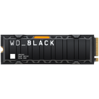 SSD POWERED BY SANDISK WD Black SN850X HeatSink 1TB M.2 2280 PCIe Gen4 x4 NVMe, Read/Write: 7300/6300 MBps, IOPS 800K/1100K, TBW: 600