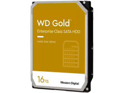 Жёсткий диск HDD 16 Tb SATA 6Gb/s Western Digital Gold WD161KRYZ  3.5" 7200rpm 512Mb