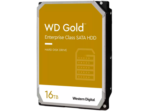 Жёсткий диск HDD 16 Tb SATA 6Gb/s Western Digital Gold WD161KRYZ  3.5" 7200rpm 512Mb