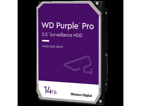 Жесткий диск HDD 14 Tb SATA 6Gb/s Western Purple Pro WD141PURP, 7200rpm, 256Mb