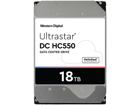 Western Digital Ultrastar DC HDD Server (3.5in 26.1MM 18TB 512MB 7200RPM SAS ULTRA 512E SE P3 DC HC550), SKU: 0F38353