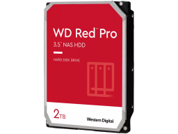 HDD NAS WD Red Pro (3.5'', 2TB, 64MB, 7200 RPM, SATA 6 Gb/s)