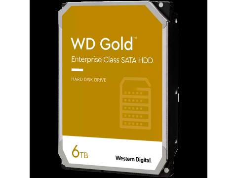 Жесткий диск HDD 6Tb SATA 6Gb/s Western Digital Gold WD6003FRYZ , 7200rpm, 128Mb