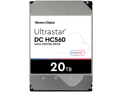 HDD Server WD/HGST ULTRASTAR DC HC560 (3.5’’, 20TB, 512MB, 7200 RPM, SATA 6Gb/s, 512E SE NP3), SKU: 0F38755