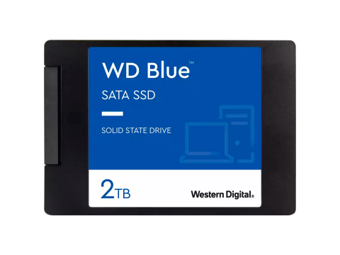 Твердотельный накопитель SSD 2 Tb SATA 6Gb/s WD Blue WDS200T2B0A  2.5" 3D TLC